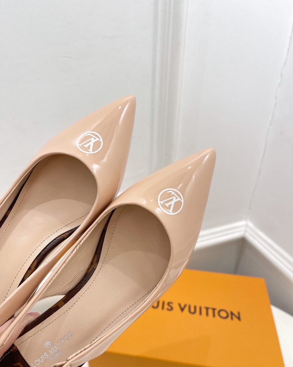 Louis Vuitton Magnetic Slingback Pump Nude For Women LV