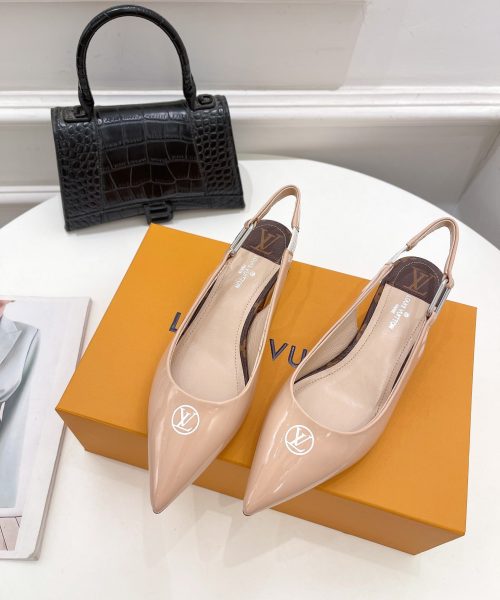Louis Vuitton Magnetic Slingback Pump Nude For Women LV