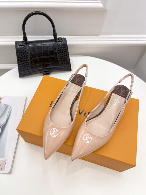 Louis Vuitton Magnetic Slingback Pump Nude For Women LV