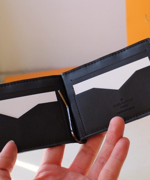 1:1 Replica Louis Vuitton Marco Wallet Damier Inifini For Men, Men's Wallet 4.5in/11.5cm LV