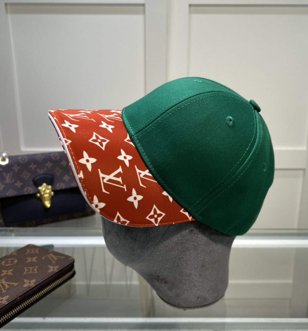 Louis Vuitton Match Cap Green/Red LV Cap