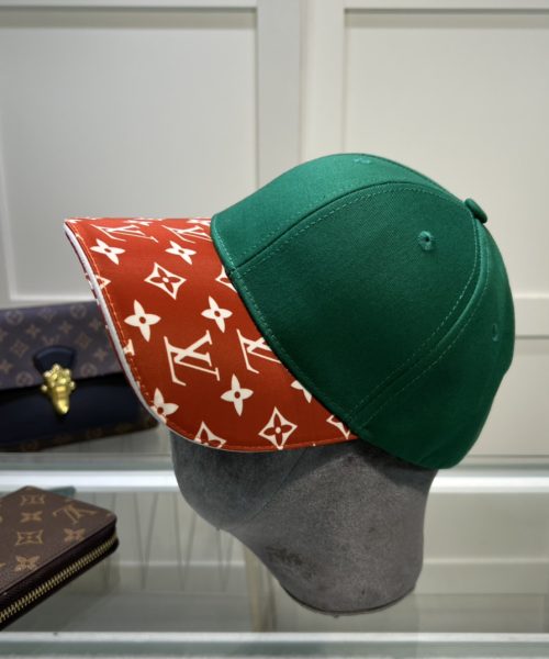 Louis Vuitton Match Cap Green/Red LV Cap