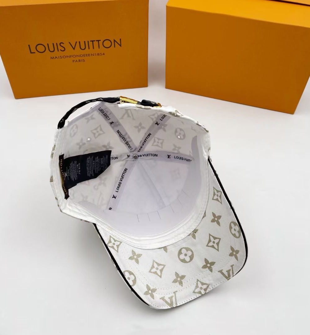 Louis Vuitton Match Cap White LV Cap