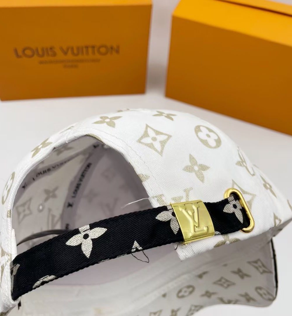 Louis Vuitton Match Cap White LV Cap