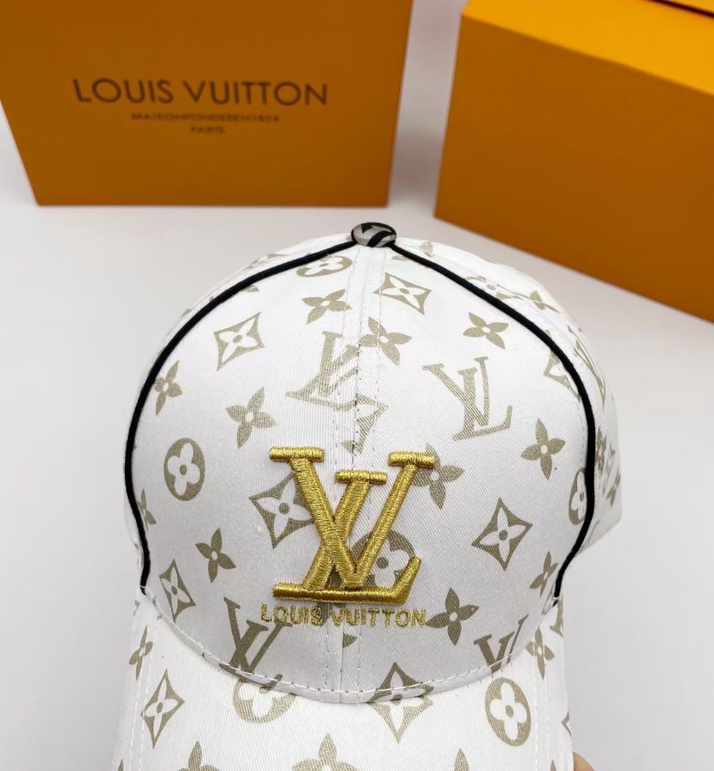 Louis Vuitton Match Cap White LV Cap