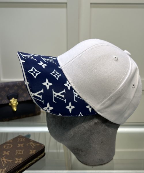 Louis Vuitton Match Cap White/Blue LV Cap M77741
