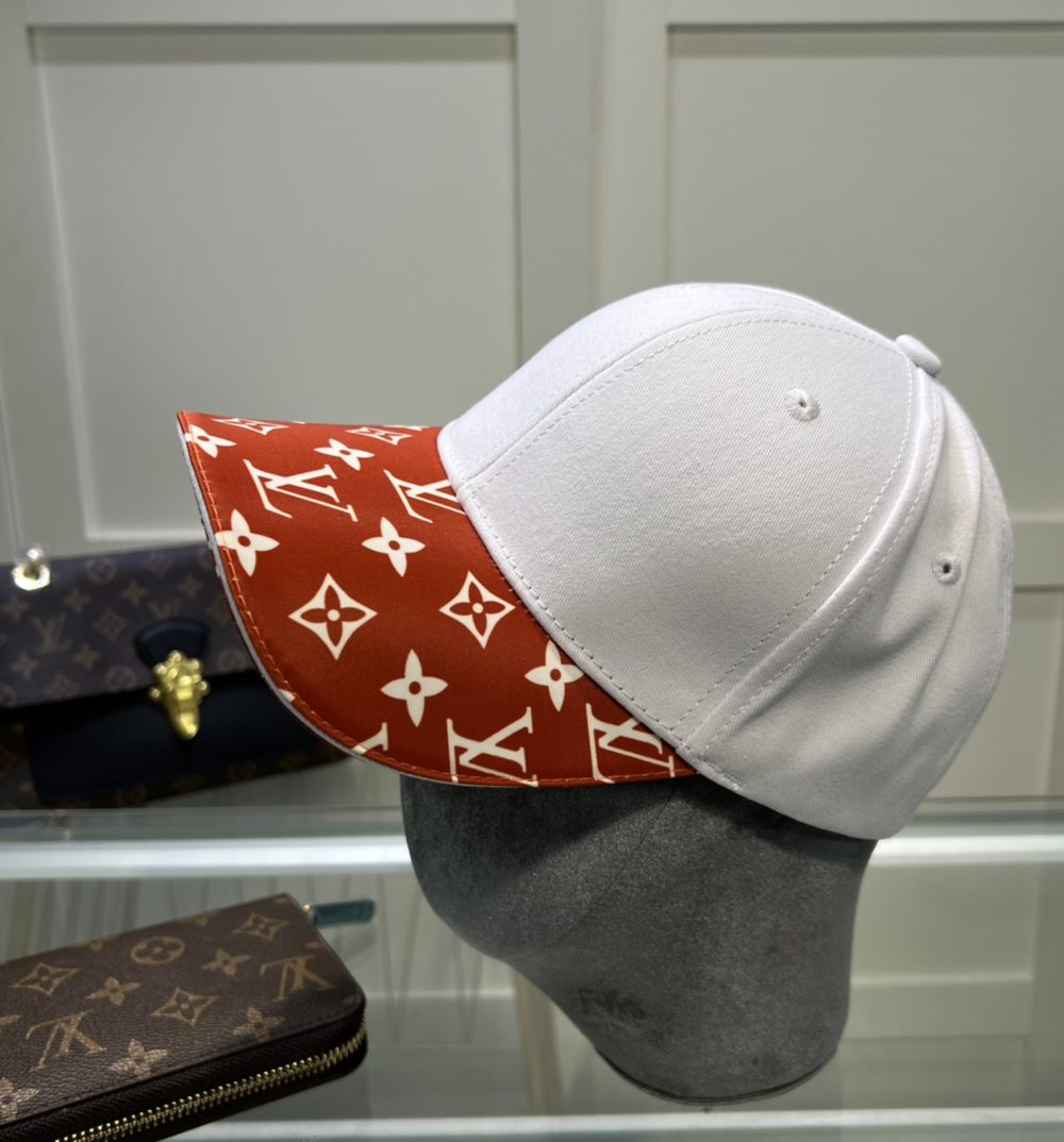 Louis Vuitton Match Cap White/Red LV Cap M77743