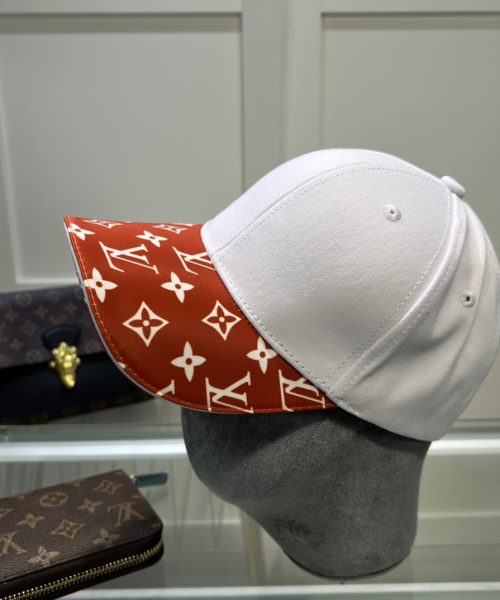 Louis Vuitton Match Cap White/Red LV Cap M77743