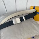 1:1 Replica Louis Vuitton Metropole LV Belt Black LV Women Belt
