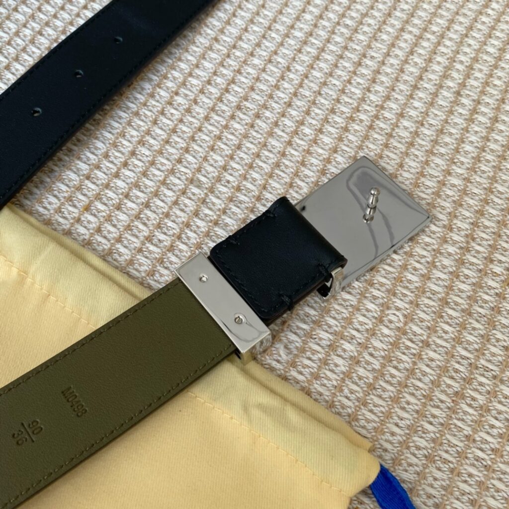 1:1 Replica Louis Vuitton Metropole LV Belt Black LV Women Belt - Image 5
