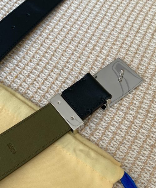 1:1 Replica Louis Vuitton Metropole LV Belt Black LV Women Belt