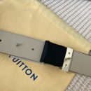 1:1 Replica Louis Vuitton Metropole LV Belt Black LV Women Belt