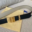 1:1 Replica Louis Vuitton Metropole LV Belt Black LV Women Belt