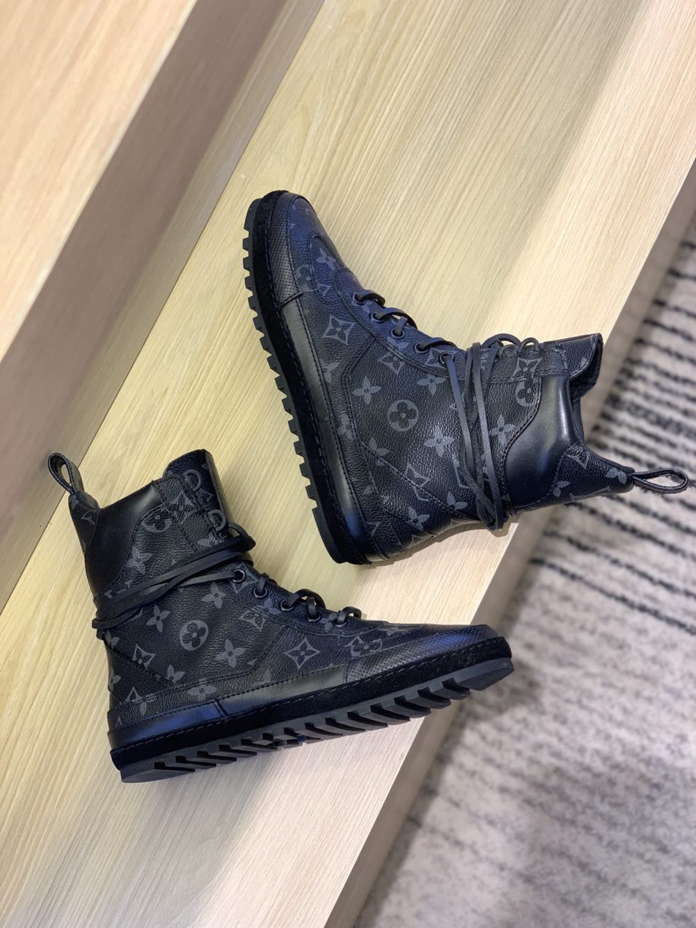 Louis Vuitton Metropolis Flat Ranger Monogram Denim Black For Women LV - Image 6