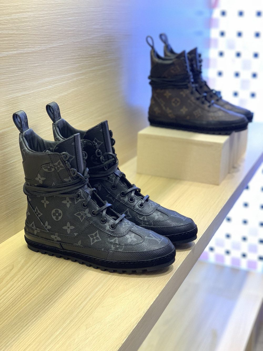 Louis Vuitton Metropolis Flat Ranger Monogram Denim Black For Women LV - Image 4