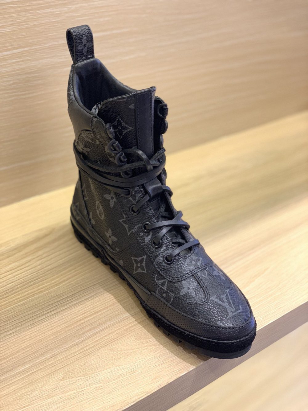 Louis Vuitton Metropolis Flat Ranger Monogram Denim Black For Women LV - Image 3
