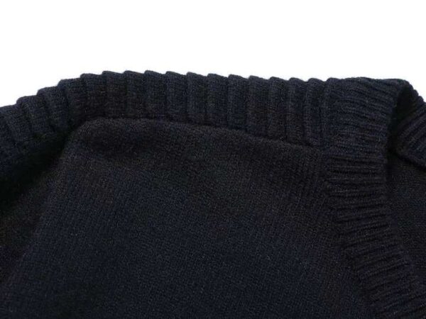 Louis Vuitton Monogram Cotton Logo LV Sweatshirt Black For Men