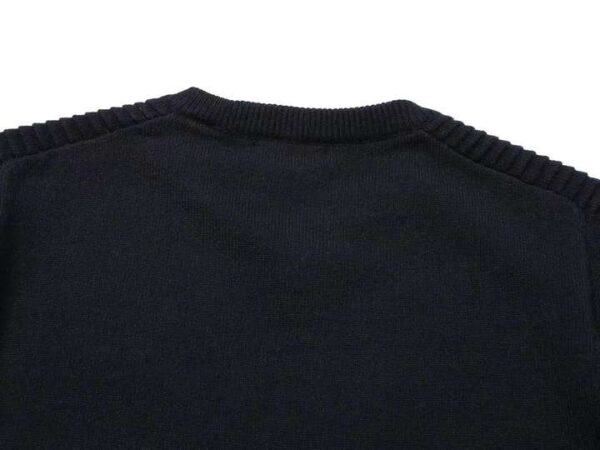 Louis Vuitton Monogram Cotton Logo LV Sweatshirt Black For Men