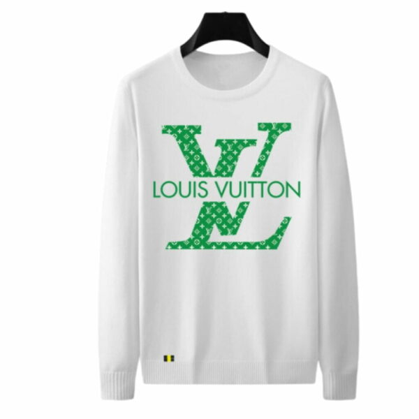 Louis Vuitton Monogram Crewneck Sweatshirt White For Men