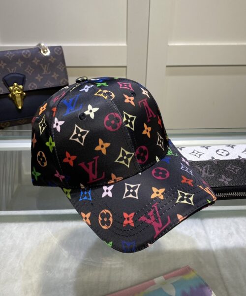 Louis Vuitton Monogram Shadow Cap In Black