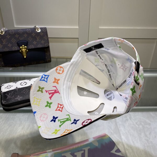 Louis Vuitton Monogram Shadow Cap In White