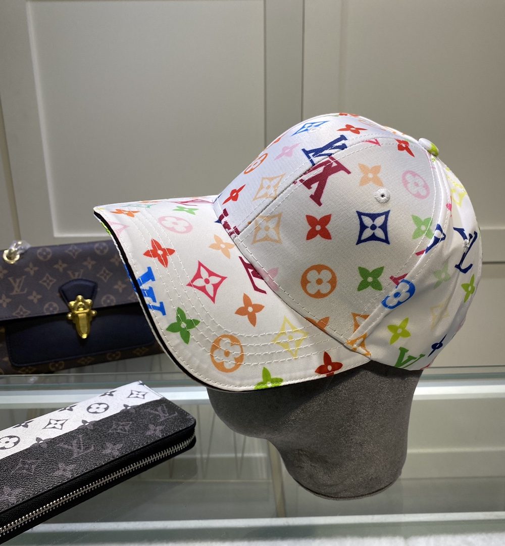 Louis Vuitton Monogram Shadow Cap In White