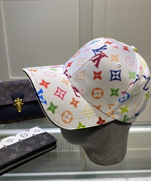 Louis Vuitton Monogram Shadow Cap In White