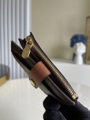 1:1 Replica Louis Vuitton Multiple Card Holder Monogram Canvas Brown For Men, Men's Wallet 11cm LV N60451