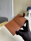 1:1 Replica Louis Vuitton Multiple Card Holder Monogram Canvas Brown For Men, Men's Wallet 11cm LV N60451
