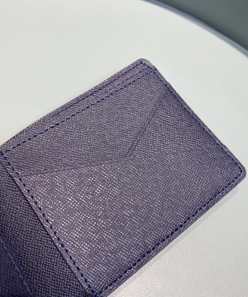1:1 Replica Louis Vuitton Multiple Wallet Blue For Men, Men's Wallet 9in/3.5cm LV M61825