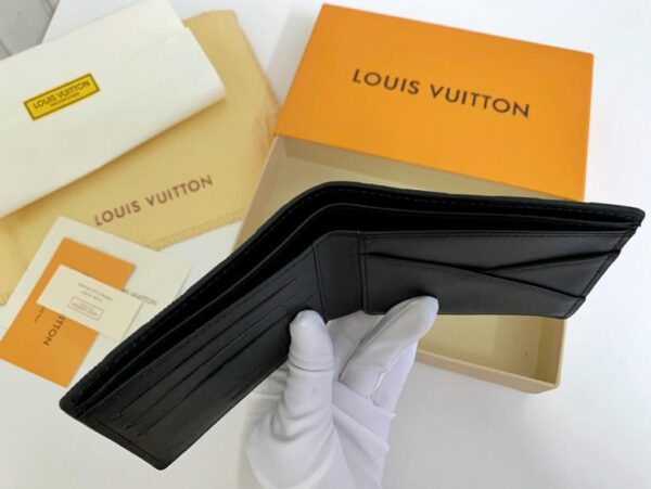 Louis Vuitton Multiple Wallet Damier Graphite For Men, Men's Wallet 4.5in/11.5cm LV