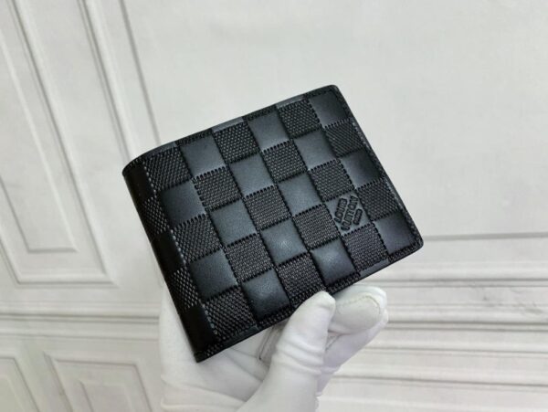 Louis Vuitton Multiple Wallet Damier Graphite For Men, Men's Wallet 4.5in/11.5cm LV