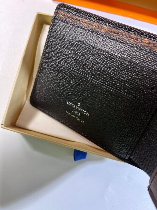 Louis Vuitton Multiple Wallet Monogram Macassar Black For Men, Men's Wallet 12cm LV M69408