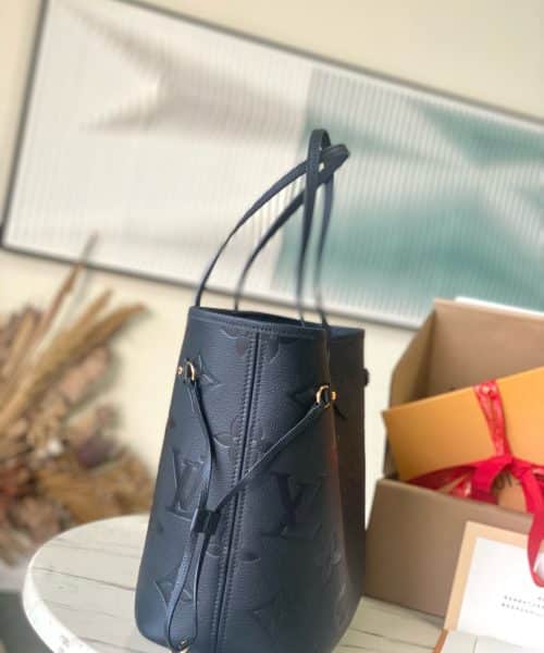 1:1 Replica Louis Vuitton LV Neverfull MM Monogram Empreinte Leather Luxury Women Bag M45685 - 31cm/ 12.2in
