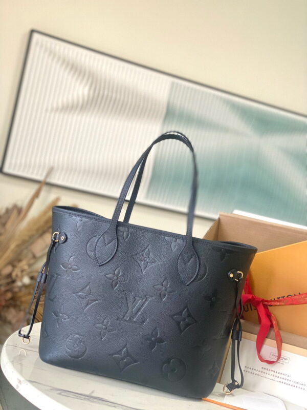 1:1 Replica Louis Vuitton LV Neverfull MM Monogram Empreinte Leather Luxury Women Bag M45685 - 31cm/ 12.2in