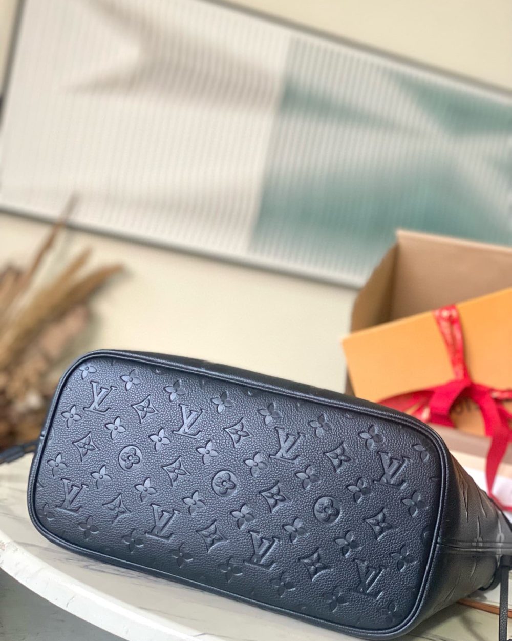 1:1 Replica Louis Vuitton LV Neverfull MM Monogram Empreinte Leather Luxury Women Bag M45685 - 31cm/ 12.2in