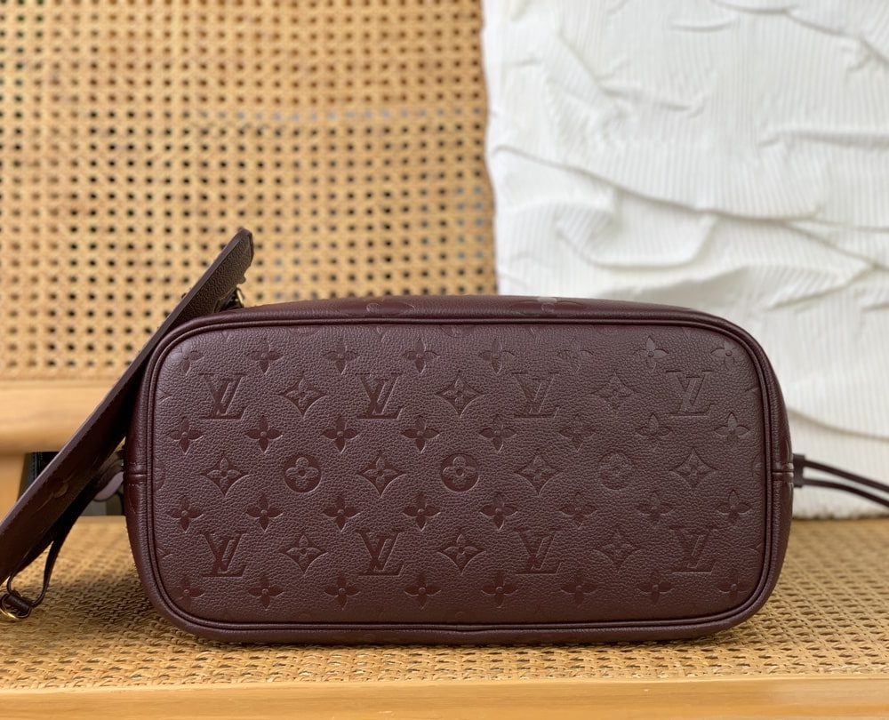 1:1 Replica Louis Vuitton LV Neverfull MM Monogram Empreinte Leather Luxury Women Bag M46599 - 31cm/ 12.2in