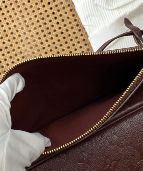 1:1 Replica Louis Vuitton LV Neverfull MM Monogram Empreinte Leather Luxury Women Bag M46599 - 31cm/ 12.2in