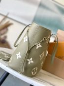 1:1 Replica Louis Vuitton LV Neverfull MM Monogram Empreinte Leather Black Luxury Bag For Women M46649 - 31cm/ 12.2in
