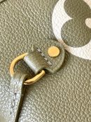 1:1 Replica Louis Vuitton LV Neverfull MM Monogram Empreinte Leather Black Luxury Bag For Women M46649 - 31cm/ 12.2in