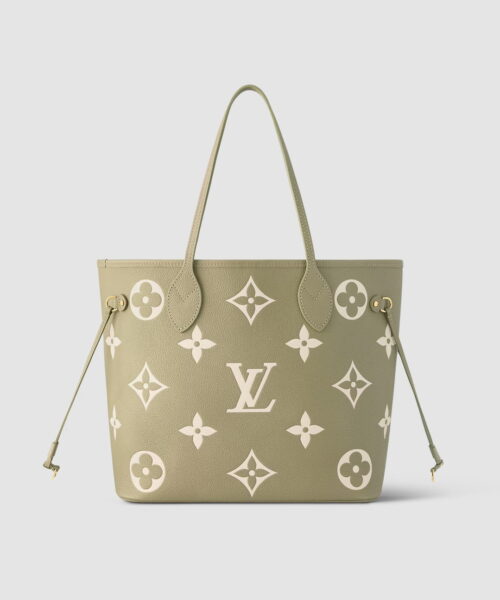 1:1 Replica Louis Vuitton LV Neverfull MM Monogram Empreinte Leather Black Luxury Bag For Women M46649 - 31cm/ 12.2in