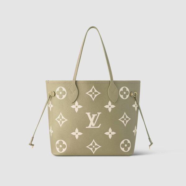 1:1 Replica Louis Vuitton LV Neverfull MM Monogram Empreinte Leather Black Luxury Bag For Women M46649 - 31cm/ 12.2in