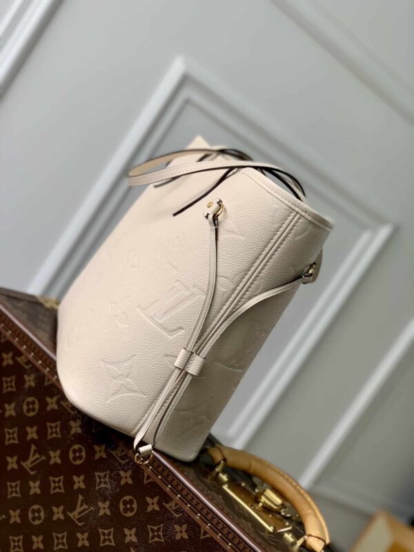 1:1 Replica Louis Vuitton LV Neverfull MM Monogram Empreinte Leather Luxury Women Bag M46676 - 31cm/ 12.2in