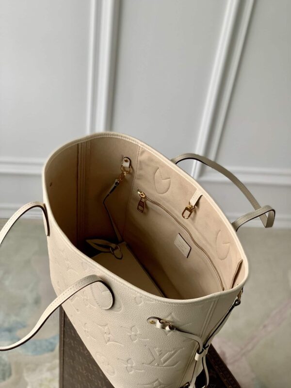 1:1 Replica Louis Vuitton LV Neverfull MM Monogram Empreinte Leather Luxury Women Bag M46676 - 31cm/ 12.2in