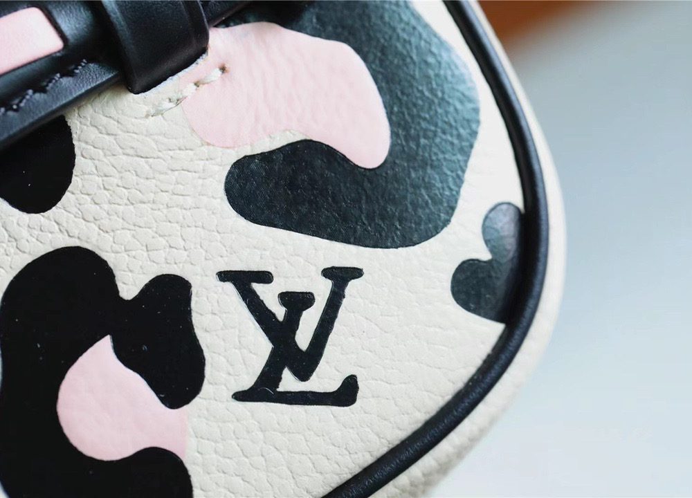 1:1 Replica Louis Vuitton Nice BB Monogram Empreinte White /Black For Women, Women's Wallets 9.4in/24cm LV