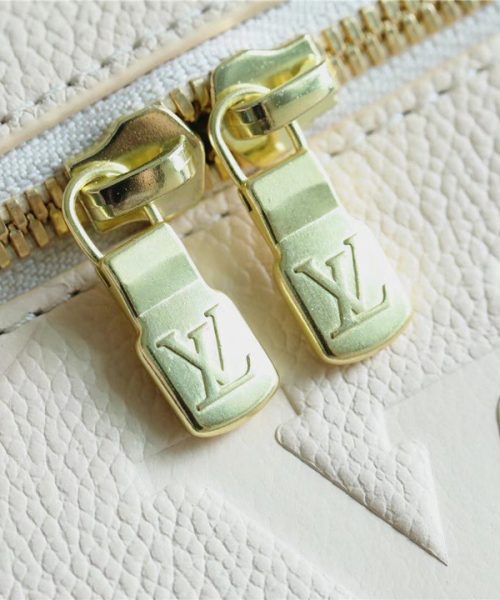 1:1 Replica Louis Vuitton Nice BB Monogram Empreinte White /Black For Women, Women's Wallets 9.4in/24cm LV