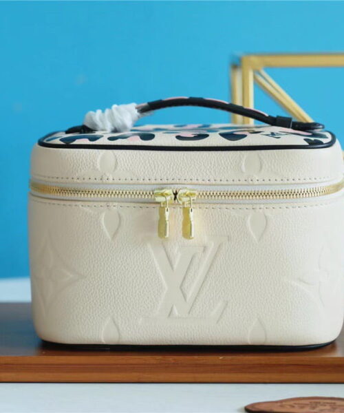 Louis Vuitton Nice BB Monogram Empreinte White /Black For Women, Women's Wallets 9.4in/24cm LV