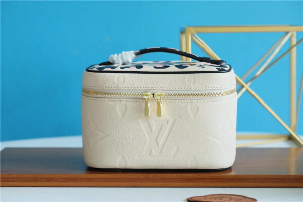 Louis Vuitton Nice BB Monogram Empreinte White /Black For Women, Women's Wallets 9.4in/24cm LV