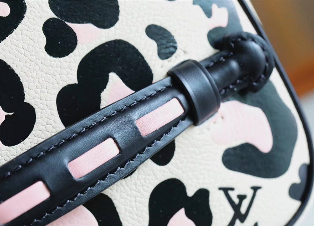 1:1 Replica Louis Vuitton Nice BB Monogram Empreinte White /Black For Women, Women's Wallets 9.4in/24cm LV