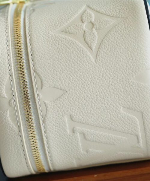 1:1 Replica Louis Vuitton Nice BB Monogram Empreinte White /Black For Women, Women's Wallets 9.4in/24cm LV
